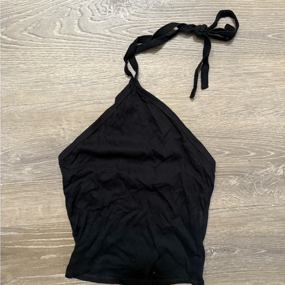 Madewell Black Halter Camisole